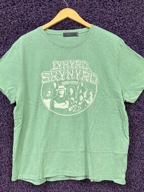 Lynyrd Skynyrd Group Photo Classic Southern Rock T-Shirt XL
